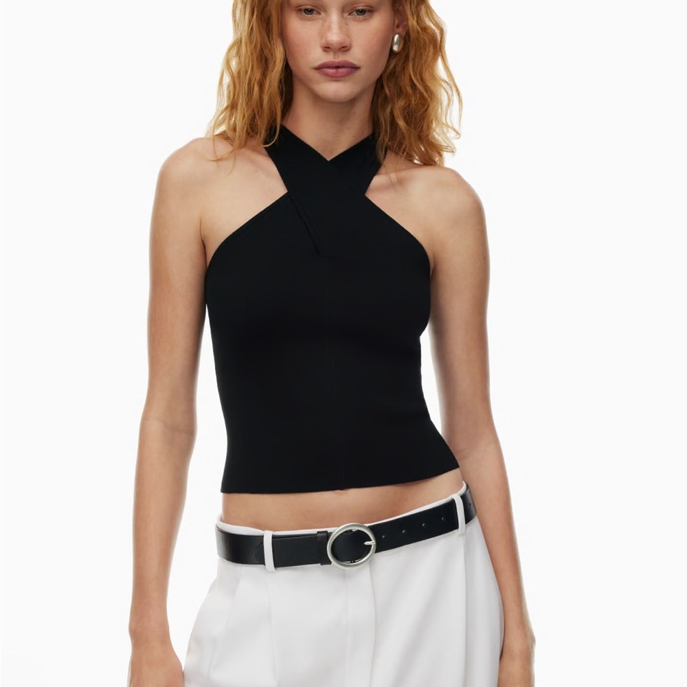 Aritzia Babaton Raise Top in Black Small NWT